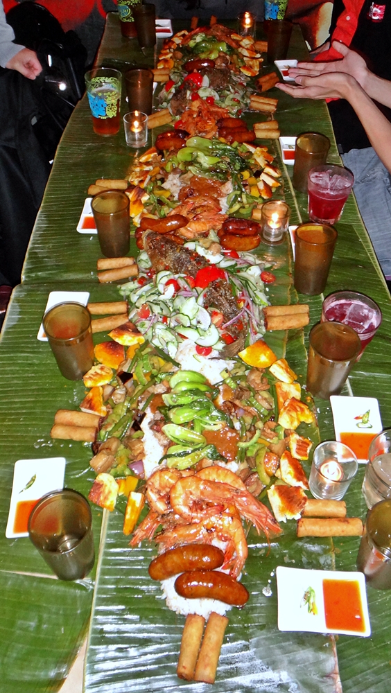Kamayan Night At Jeepney An Epic Bare Handed Filipino Feast Indulgent Eats Dining Recipes Travel Assorted seafood and meat | garlic rice (taster: indulgent eats