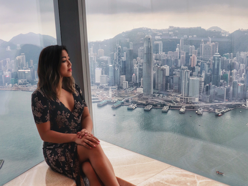 View of Hong Kong from Ritz Carlton Hong Kong - Indulgent Eats