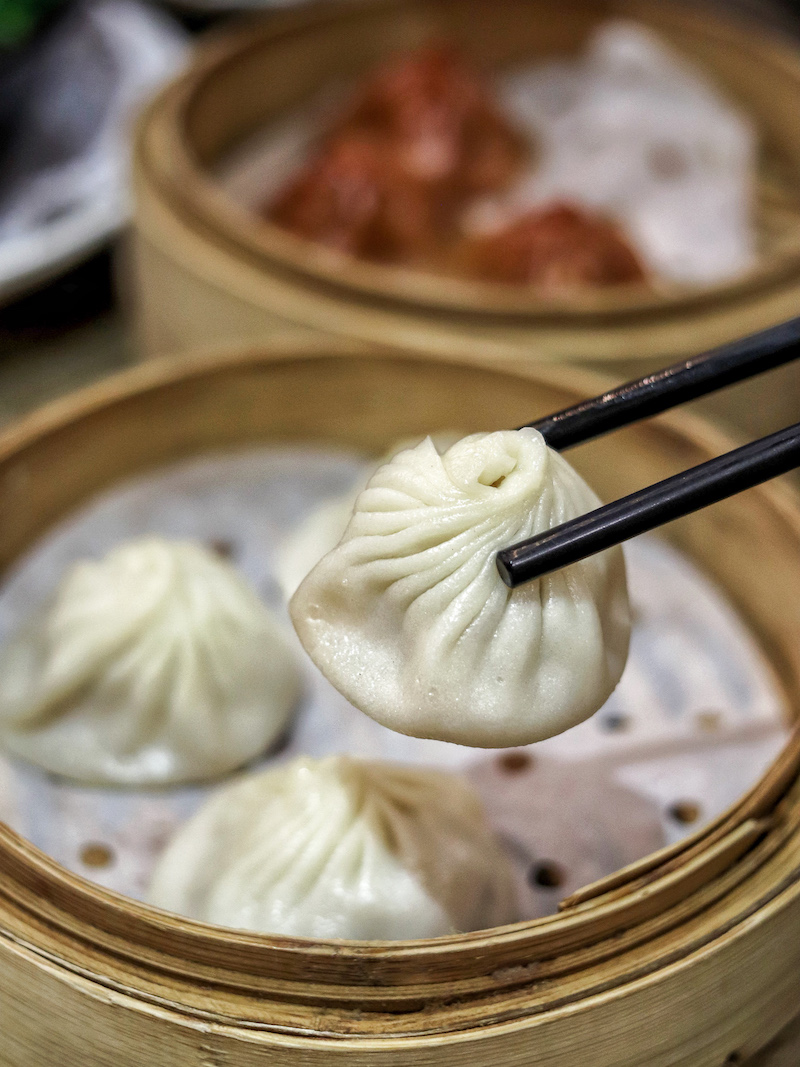Where to Eat in Hong Kong - Crystal Jade Xiao Long Bao Close up - Photo by Indulgent Eats