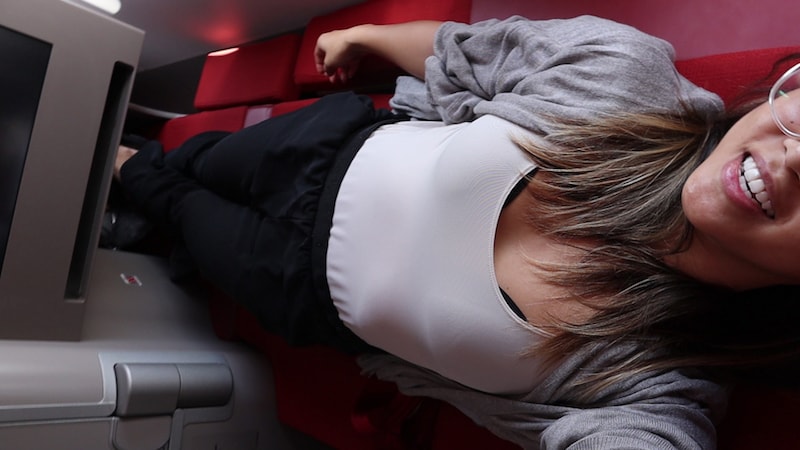 Hong Kong Airlines Business Class Review Lay Flat Seat