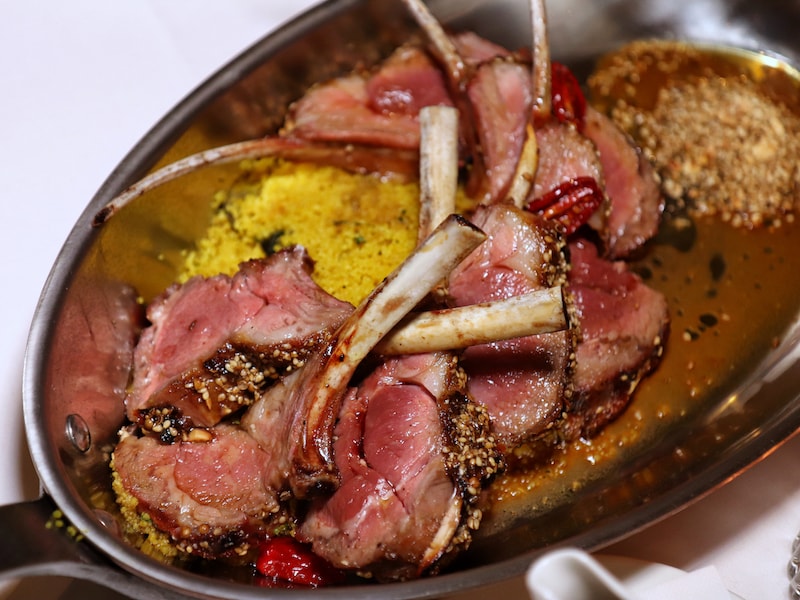 La Petite Maison Hong Kong Review - Rack of Lamb with Spiced Couscous - Photo by Indulgent Eats-min