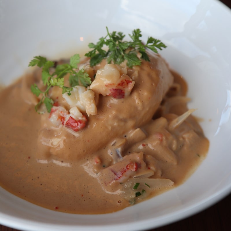 Manhatta Restaurant Danny Meyer Review - Lobster Quenelle - Photo by Indulgent Eats