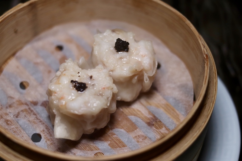 Mott 32 Black Truffle Iberico Pork Quail Egg Siu Mai - Best Hong Kong Restaurants - Photo by Indulgent Eats