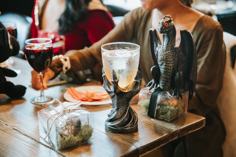 Game of Thrones Wedding Shower Dragon Claw Goblets - Photo by Dream But Don't Sleep