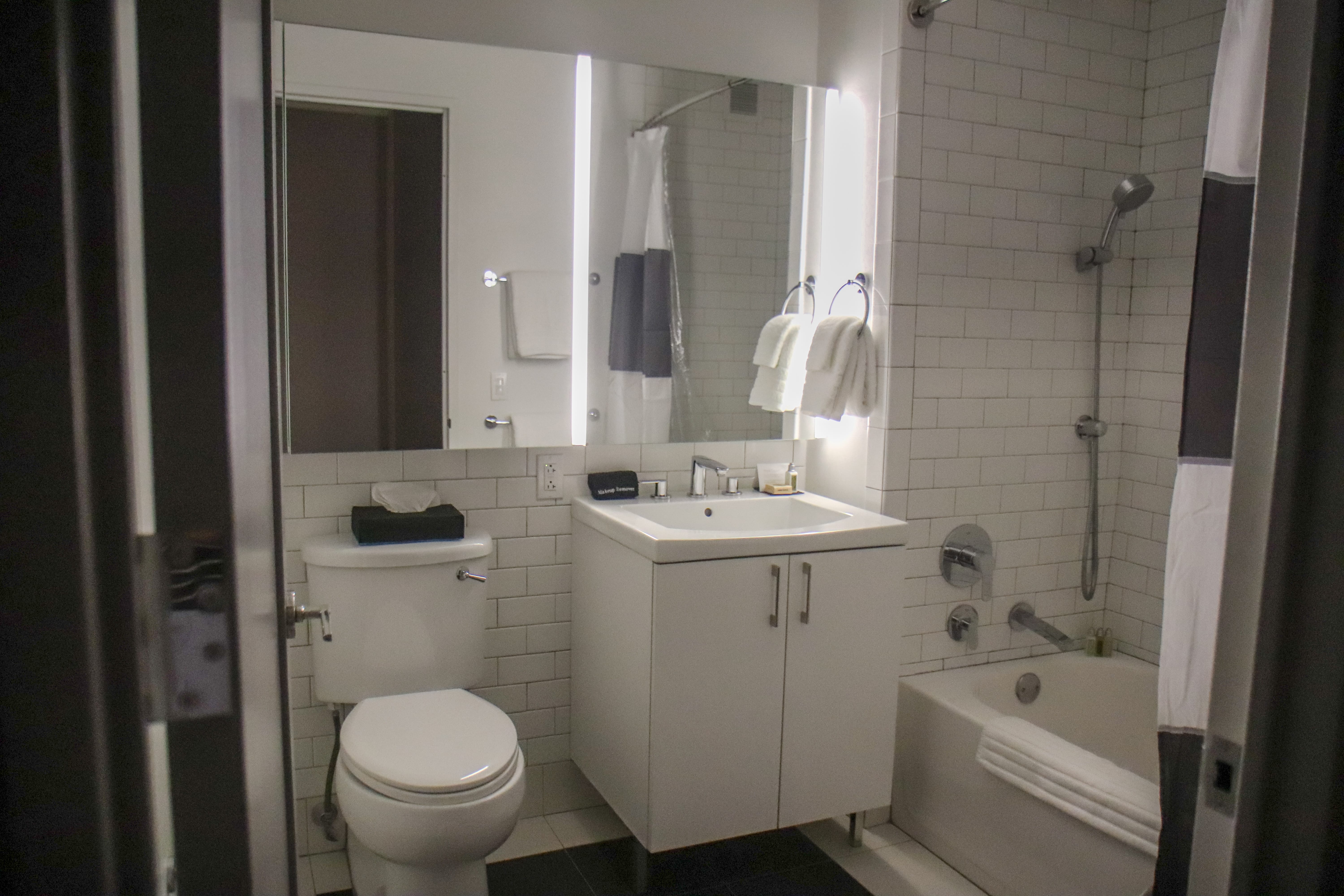 Q&A Hotel Review - Executive Studio Apartment Bathroom