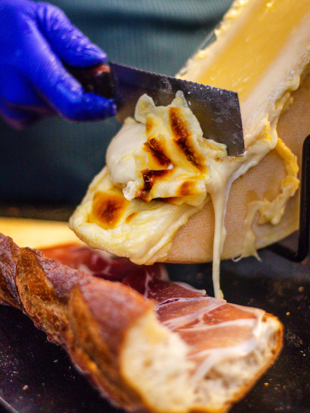 Where to Eat Bryant Park Winter Village - Baked Cheese Haus Raclette Jambon Cru