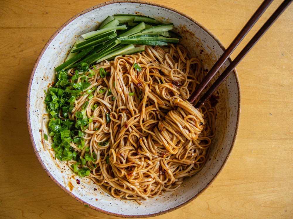 Sichuan-Cold-Noodles-Recipe-Top-Down-Indulgent-Eats