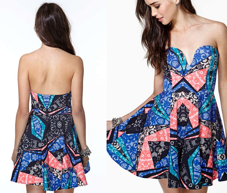 Party Dresses - Nasty Gal Stained Glass Dress
