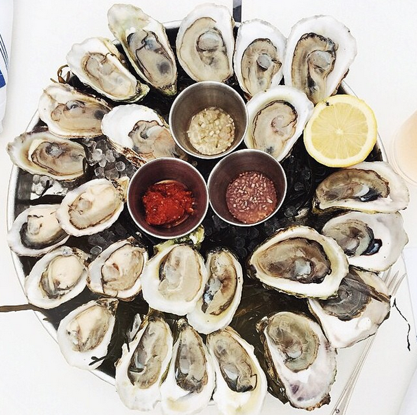 Grand Banks Oysters via grandbanks on Instagram