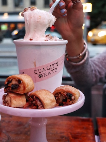 Quality Eats Orwashers Rugelach and Apricot Cheesecake Swirl Ice Cream