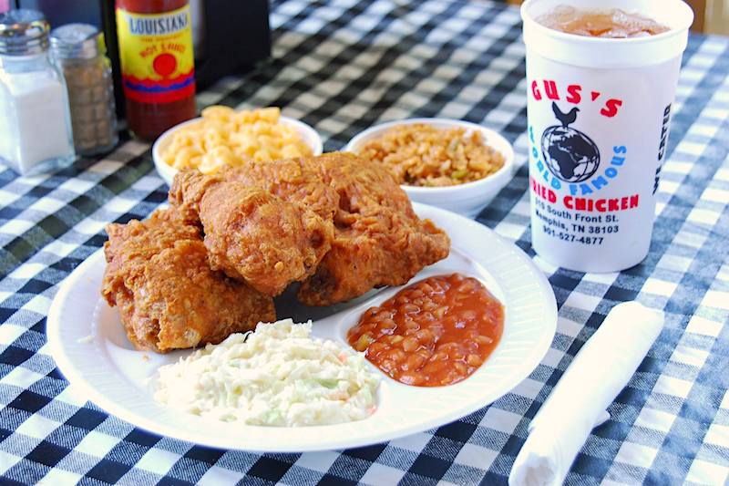 Gus's World Famous Fried Chicken Memphis TN - Photo via Gus's Fried Chicken