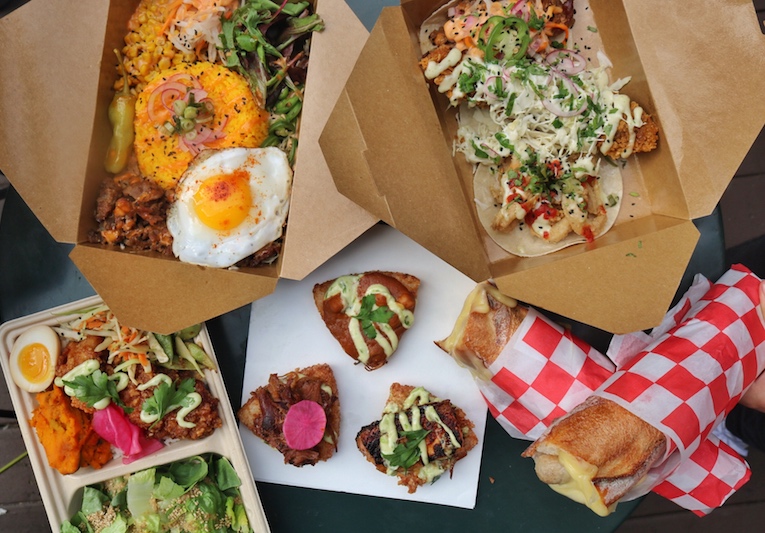Bento by Bessou, Coney Shack & Baked Cheese Haus at Broadway Bites
