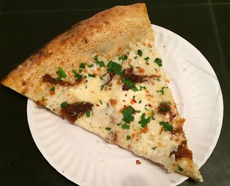 Best Pizza in NYC - Best Pizza Williamsburg White Slice - Photo by Indulgent Eats