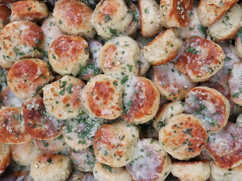 Best Pizza in NYC - Proto's Pizza Garlic Knots - Photo by Indulgent Eats