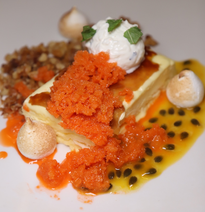 The Pig and The Lady Passionfruit Semifreddo - Oahu Restaurants - Photo by Indulgent Eats