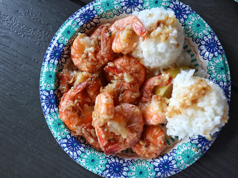 Where to Eat in Oahu - Giovanni's Shrimp Truck - Shrimp Scampi