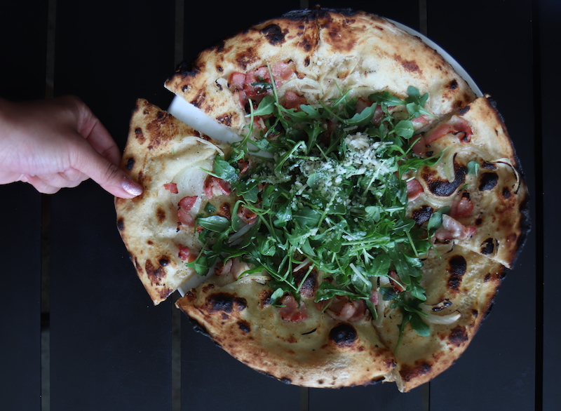 Where to Eat in Oahu - Mahina & Suns Naked Pig Pizza - Photo by Indulgent Eats