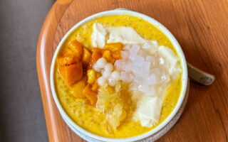 Grindie Mango Pomelo Sago Tofu Pudding