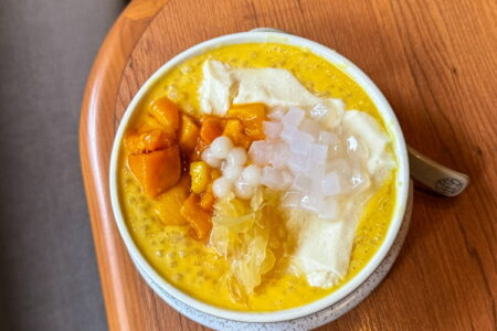 Grindie Mango Pomelo Sago Tofu Pudding