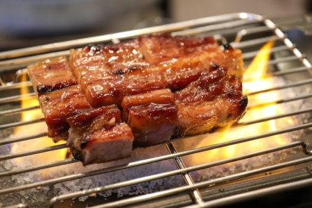 Ding's Club Hong Kong - Barbecued Pluma Pork in Flame - Photo by Indulgent Eats