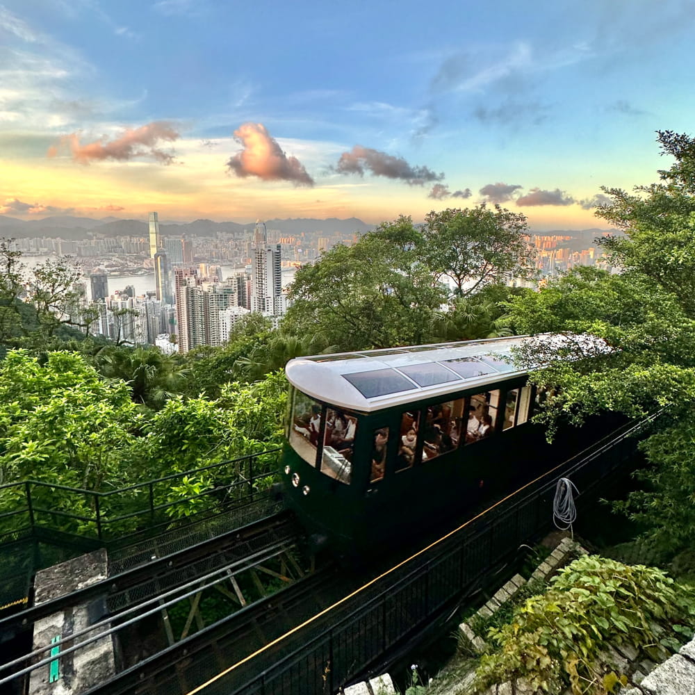 Peak Tram at Victoria Peak