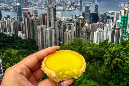 Tai Cheong Bakery Egg Tart from Peak Galleria Rooftop