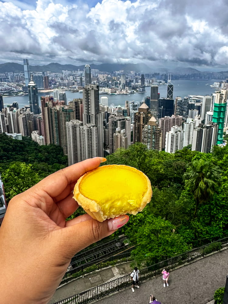 Tai Cheong Bakery Egg Tart from Peak Galleria Rooftop