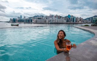 Kerry Hotel Hong Kong Infinity Pool.- Couples Retreat Staycation Indulgent Eats-min