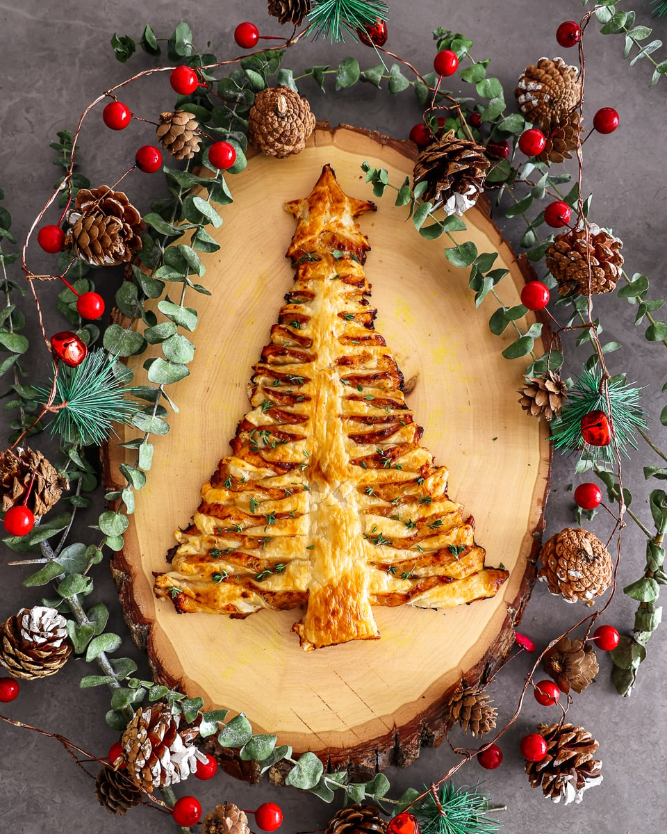 Puff Pastry Christmas Tree (Savory OR Sweet!) | Indulgent Eats - Dining ...