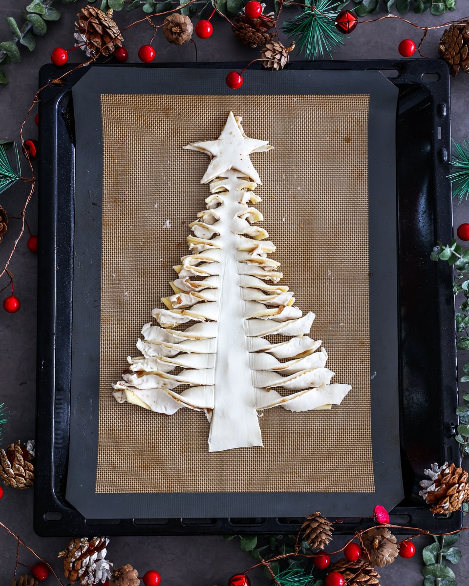 Savory Puff Pastry Christmas Tree Recipe