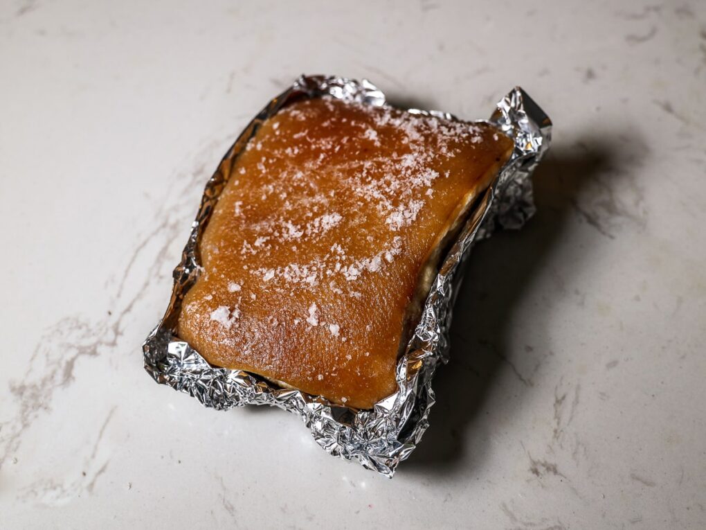 Pork Belly in Aluminum Foil - Air Fryer Crispy Pork Belly Lechon Kawali Recipe