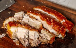 Air Fryer Crispy Pork Belly Lechon Kawali Recipe