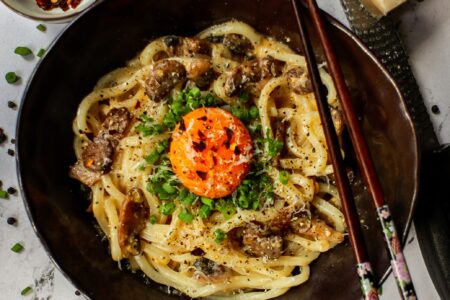 Umami Bomb Udon from Indulgent Eats at Home
