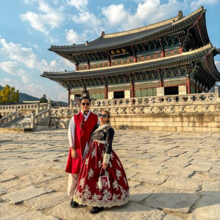 Hanbok Rental in Seoul at Gyeongbukgung Palace