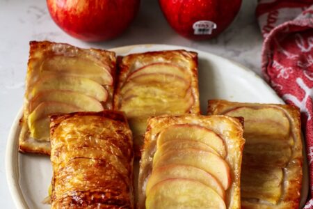 Viral Upside Down Apple Puff Pastry Tarts