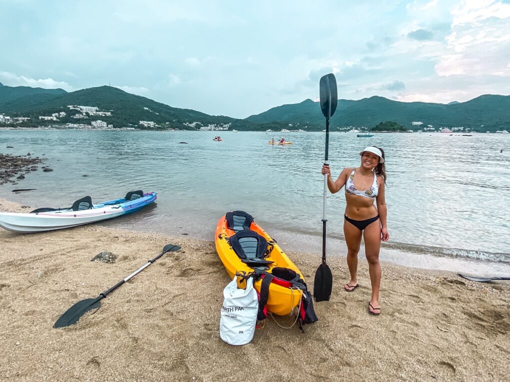 Kayaking in Sai Kung