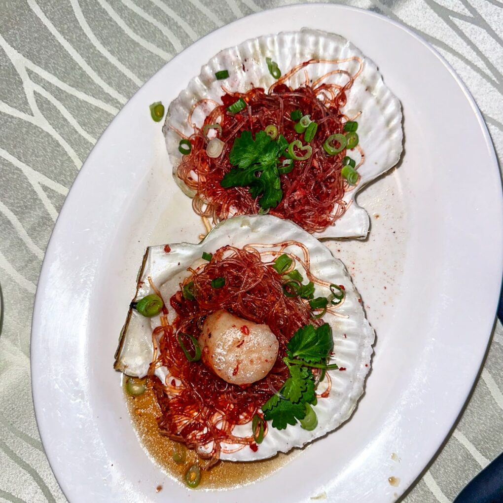 Sing Kee Seafood Restaurant Scallops Vermicelli Red WIne Sauce