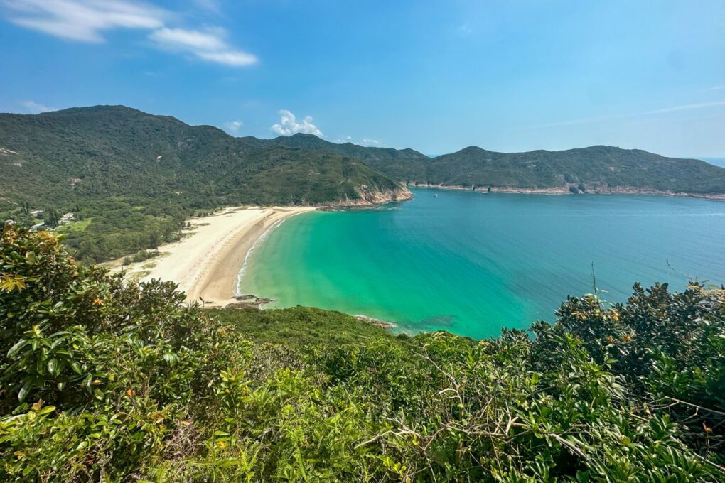 View of Long Ke Wan from the Tai Long Wan Hike