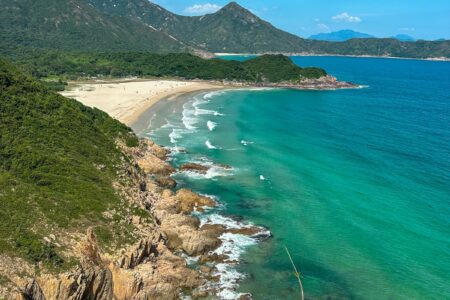 Tai Long Wan - Ham Tin Wan Beach from Maclehose Trail