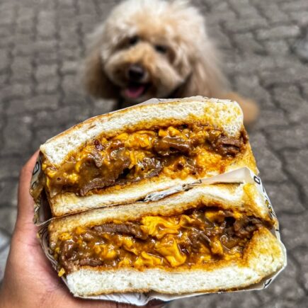 Where to Eat in Central Hong Kong - Guzzle Satay Beef Egg Sandwich