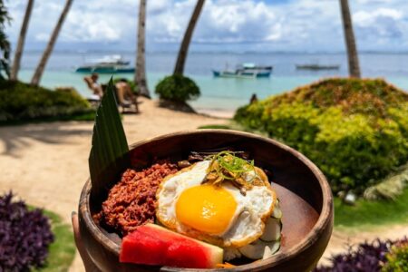 Siago Beach Resort Corned Beef Silog