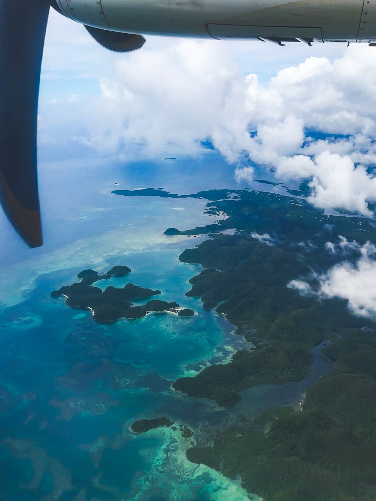 Flight to Siargao - Aerial View