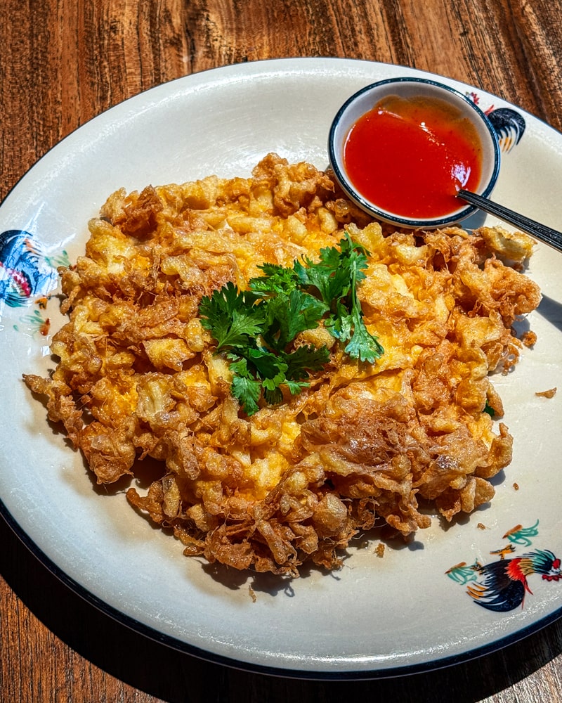 Sri Trat Crab Omelette