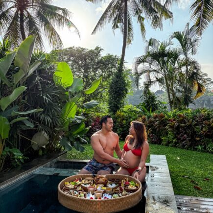 Maya Ubud Floating Breakfast in Heavenly Pool Villa