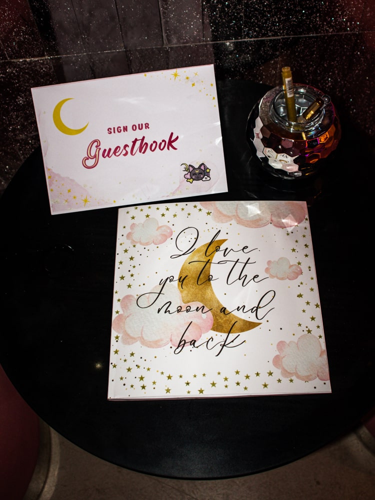 Love You to the Moon and Back Baby Shower Guestbook